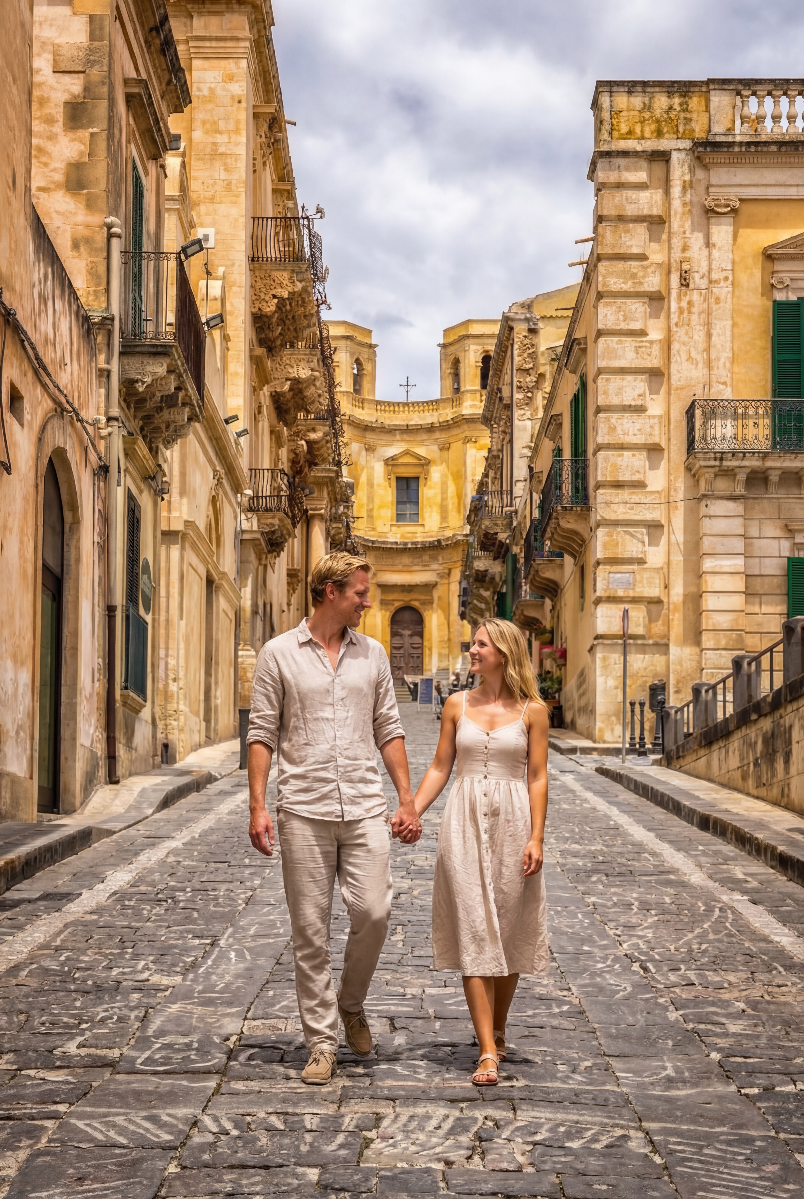 Anniversary couple in Noto