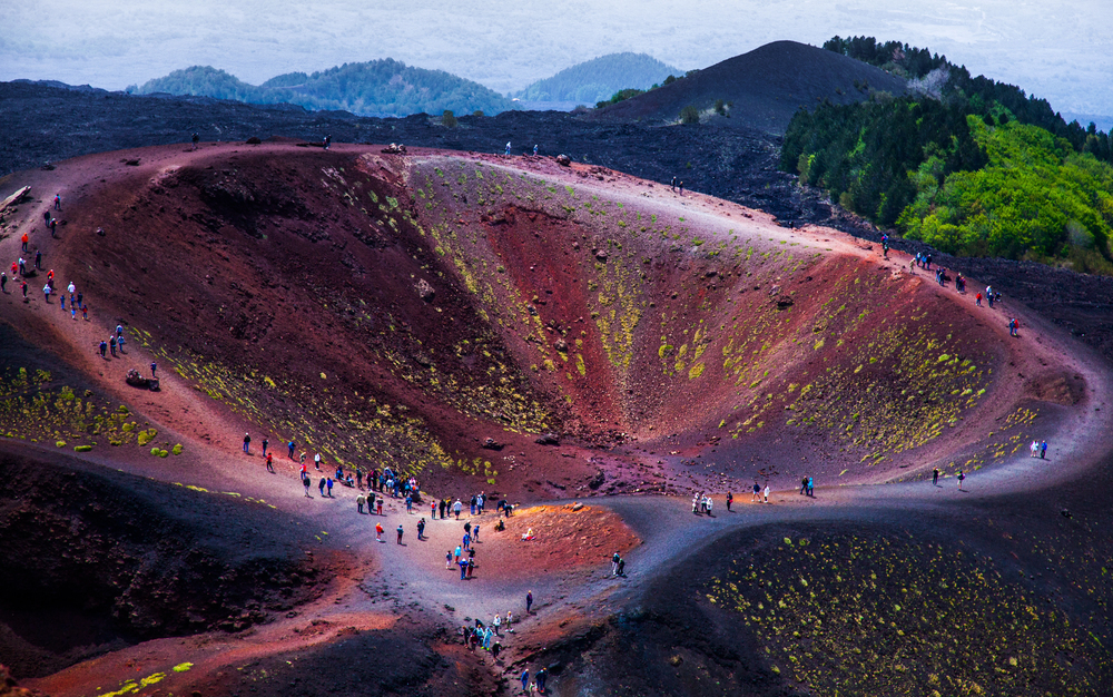 Etna volcanic landscape
