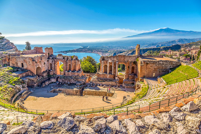 International couple in Sicily golden hour